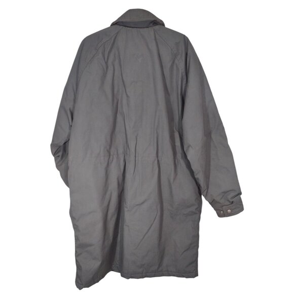 VTG 80s LL Bean Parka Jacket Mens XL Green Wool Lined Stadium Long Overcoat USA - Picture 7 of 9